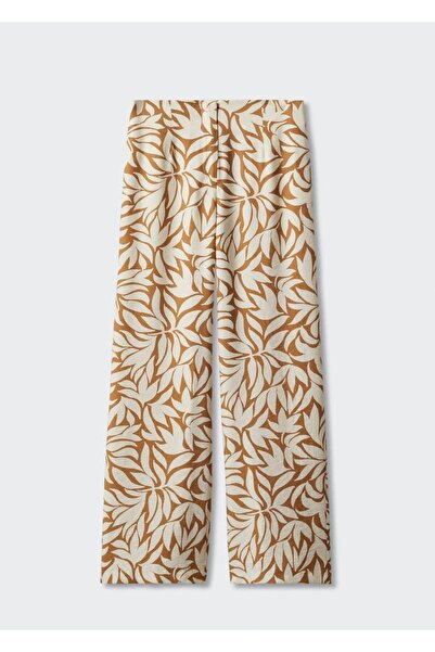 MANGO Woman Desenli Palazzo Pantolon