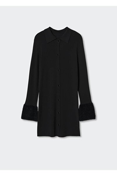 MANGO Woman Ζακέτα με γούνα