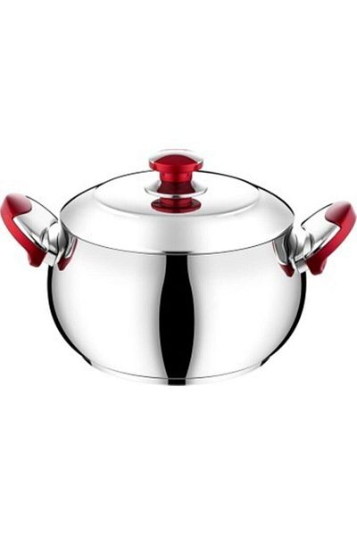 İNTER CELİK Inter Steel Gülistan Casserole Pot 20x12cm 3.5lt
