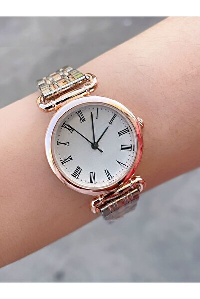 Bimodabu ساعة يد نسائية كلاسيكية بأرقام رومانية