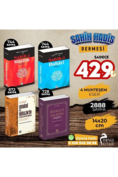 Polen Yayınları Hadis Seti Buhari Müslim Sahihayn Riyazus Salihin