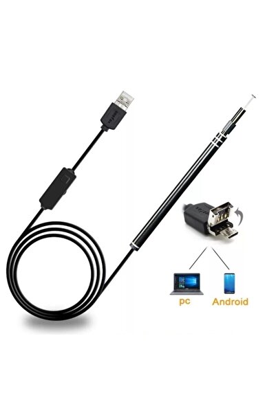 BMK ELECTRO ANKARA Kulak Temizleme Aracı Kaşık Hd Kamera Aracı Usb Tipi C Sok...