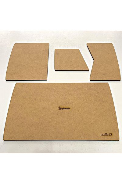 ipekbazaar iB013 Leather Hobby Pocket Wallet Mold, 4 Piece Mold, iB013