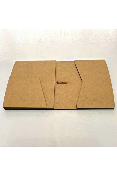 ipekbazaar iB013 Leather Hobby Pocket Wallet Mold, 4 Piece Mold, iB013