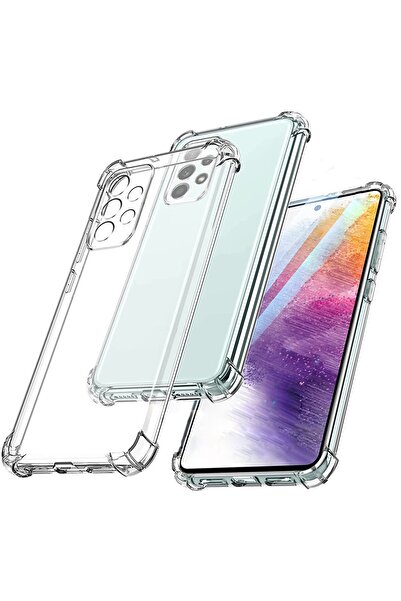 Caseji حافظة شفافة ممتازة متوافقة مع هاتف Samsung A73 مع حماية للزوايا