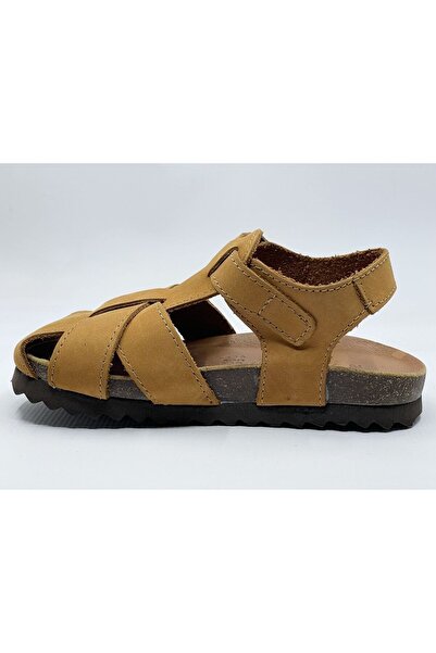 Piarmoni Παιδικά σανδάλια από γνήσιο δέρμα ανατομική σόλα από φελλό