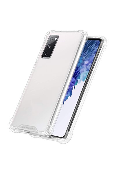 Caseji Samsung S20 FE Uyumlu Köşe Korumalı Premium Şeffaf Kılıf