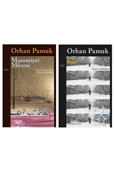 Yapı Kredi Yayınları orhan pamuk masumiyet müzesi - kar