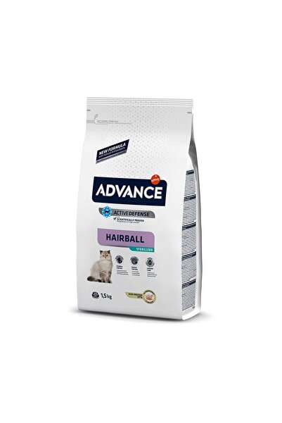 Advance Hairball Sterilized Hindili Tüy Yumağı Önleyici Ev Kedisi Maması 1.5 Kg
