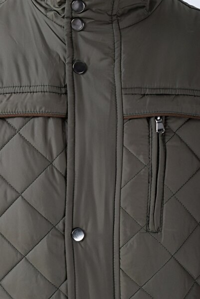 Dewberry Men's Khaki Coat -1040001M8616