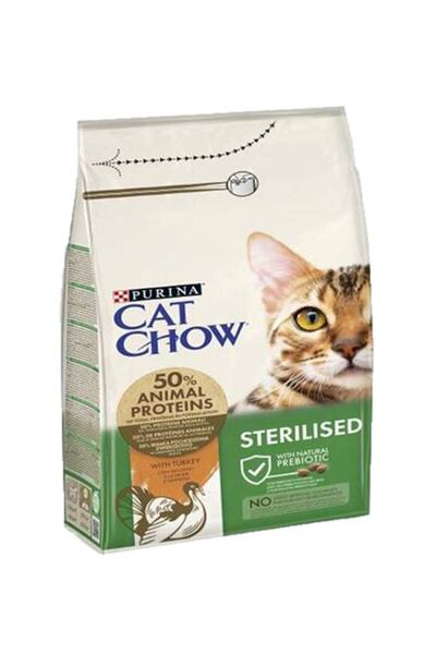 Cat Chow Cat Chow Sterilised Tavuklu Kısırlaştırılmış Yetişkin Kedi Maması 3 Kg