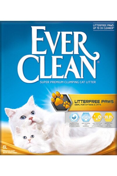 Ever Clean Litter Free Paws Patilere Yapışmayan Doğal Kedi Kumu 10l