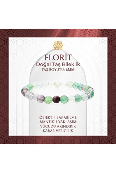 Saff Doğal Taş سوار من الفلوريت الأخضر مقاس 6 ملم من الحجر الطبيعي