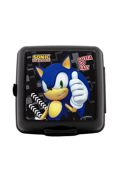 WİGGLE Wiggle Sonic The Hedgehog 4-Compartment Children's Lunch Box - Food Storage Container with Spoon and Fork