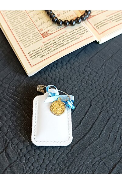 ViP GiFT BEBEK CEVŞENİ DUALI KOLYE MUSKA HAKİKİ DERİ KÜÇÜK DÖRTGEN