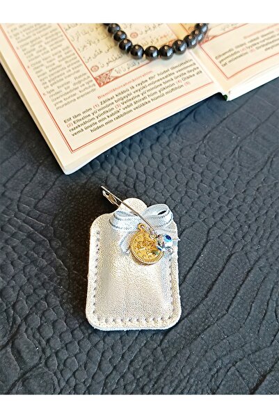 ViP GiFT BEBEK CEVŞENİ DUALI KOLYE MUSKA HAKİKİ DERİ KÜÇÜK DÖRTGEN