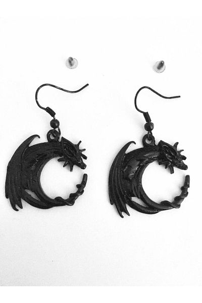 oldskoolbutik Dragon Earrings
