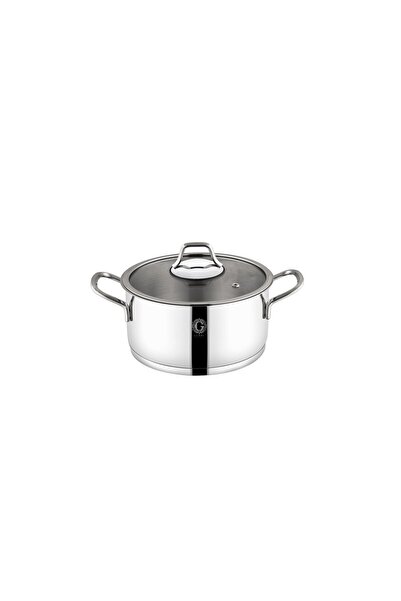Glore Crotone Tencere 14 cm - Krom