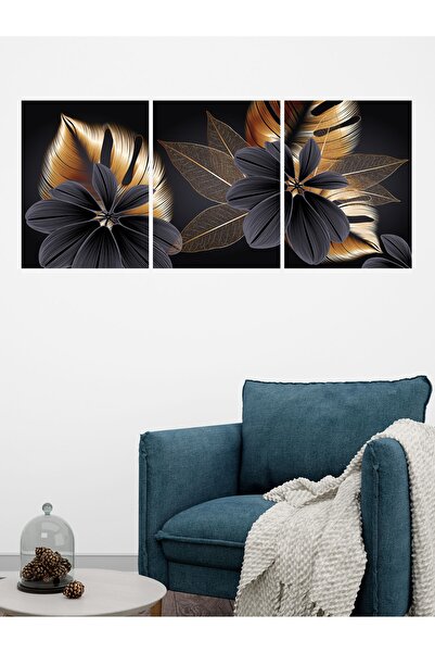 HYL O floare într-o frumusețe uimitoare, o singură imagine 3 tablouri