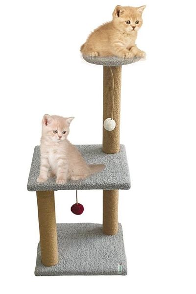 Nursoft Mega Size Step Cat Scratching Board Light Gray