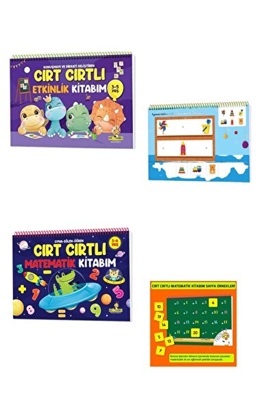 yükselen zeka +16 Ay Cırt Cırtlı Etkinlik Kitabım 2’li Set (Yükselen Zekâ)