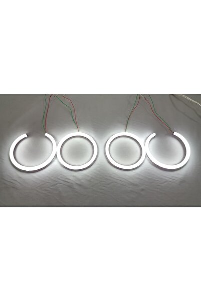 NOS BMW E90 Angel Seti, Beyaz, 4 Adet, E90 Uyumlu beyaz far içi halka, bmw angel, e90 angel far