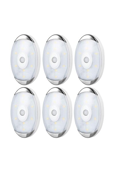 ALKESE 6 Adet Kumandalı Gece Lambası Çocuk Odası Yatak Odası Dolap Içi Pilli ...