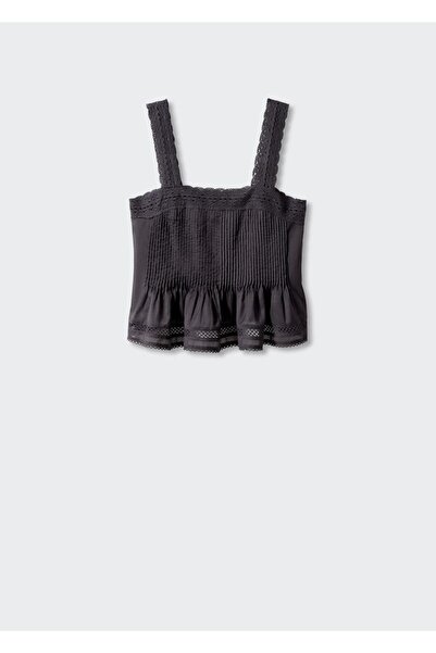 MANGO Woman Dekoratif işlemeli üst