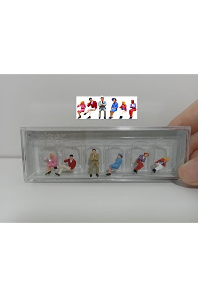 Preiser 1:87 Ho Oturan Minyatür insanlar Figür Seti