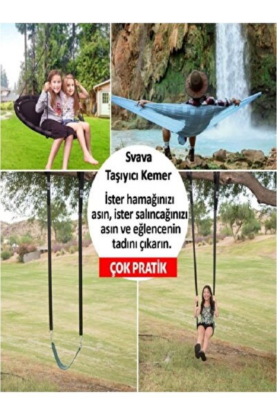 Svava Taşıyıcı Asma Kemer - Kamp Ağaç Kemeri