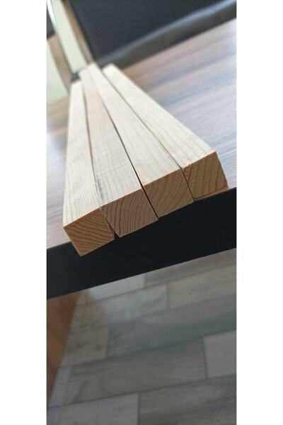 Ahşap Silinmiş Çam Çıta 5 Adet ( 1,8 Cm X 1,8 Cm X 25 Cm )