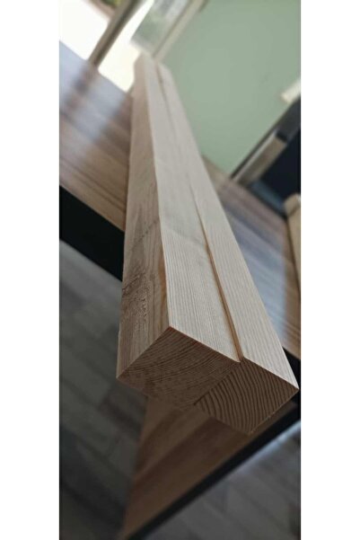 Ahşap 4 Adet Silinmiş Çam Çıta , Tahta Ve Taslak ( 4 Cm X 4 Cm X 150 Cm )
