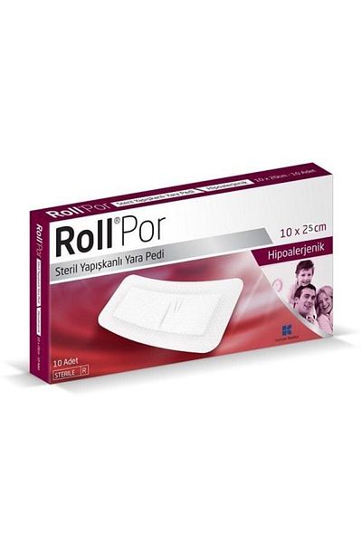 Roll Por 10X25 cm Sterile Adhesive Wound Pad 1 Piece (Will Send 1 Piece from the Box)
