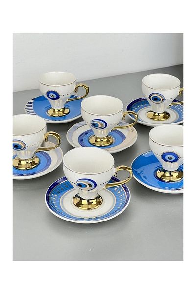 ACAR Lux Porcelain LG 6-Piece Cup Set