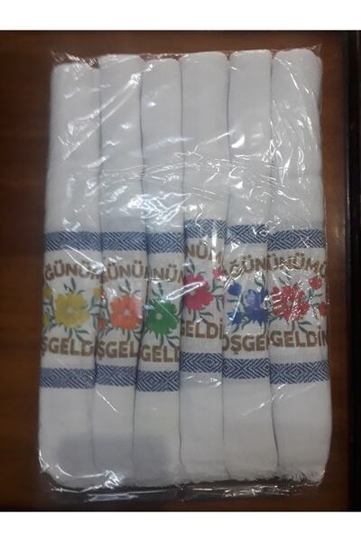 Duru basit düğün konvoy havlusu 1 paket ( 12 adet fiyatıdır )
