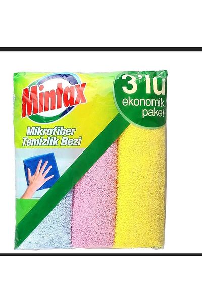 Mintax Multi-Purpose Microfiber Cleaning Cloth Set of 3