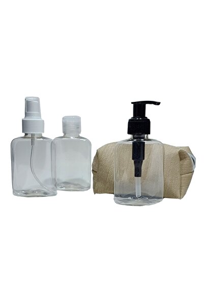 Sampex 100 Ml Sıvı Sabun,sprey,kapaklı Şişe Seyahat Seti ,okul,öğrenci için ç...