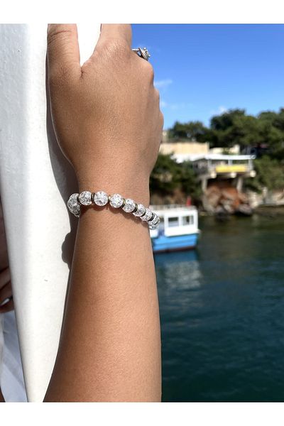 Padore Accessory With the Pure Benefit of Nature| White Necef Natural Stone Bracelet > Handcrafted - Certified