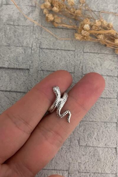 Jaida Moda Kadın Yılan Desenli Orbital Sıkıştırma Kıkırdak Küpe