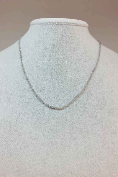 Yasamtohumu Labradorit Taşı 2mm Kolye (SABİT KLİPSLİ)