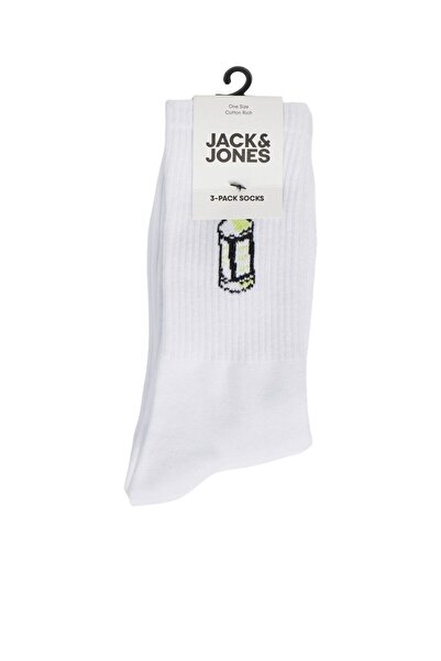 Jack & Jones JACROCK AND ROLL TENİS ÇORAPLARI 3 ADET