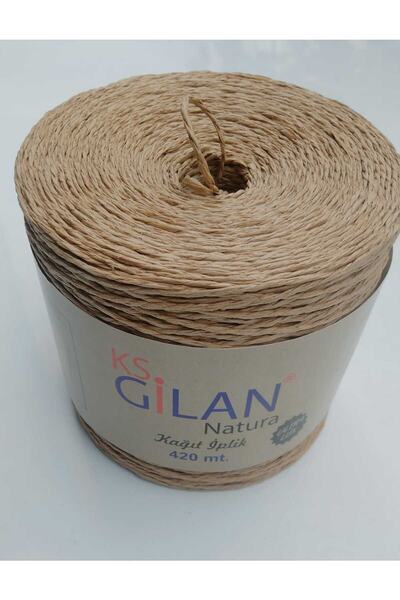 KS GİLAN Kagıt Ip Hasır Rengi Paper Yarn 250gr