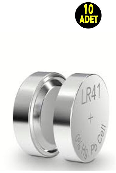 usin 10 ADET Alkaline AG3 LR41 392A AG3 V3GA SR41 S736E V392 Paket Düğme Pil