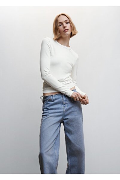 MANGO Woman T-Shirt από ανακυκλωμένο βαμβάκι