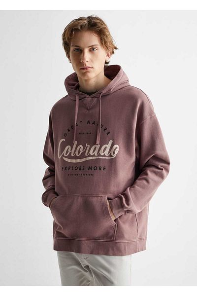 Mango Teen Hanorac maro pentru ea