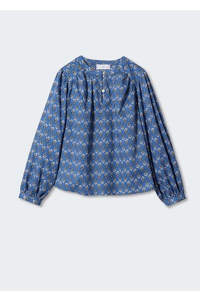 MANGO Kids Blue Blouse Pentru Copii