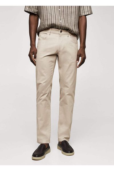 MANGO Man Slim Cut τζιν παντελόνι Serj