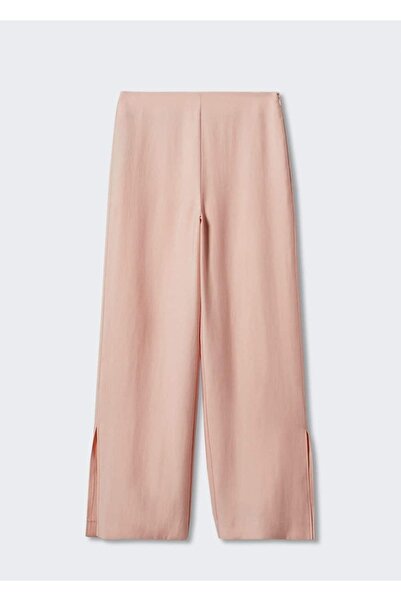 MANGO Woman Paçaları Yırtmaçlı Pantolon