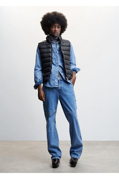 MANGO Woman Quilted Lightweight Vest