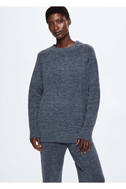 MANGO Woman Овърсайз трикотажен пуловер